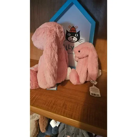 Jellycat bunny tulip Med And Small Bundle
